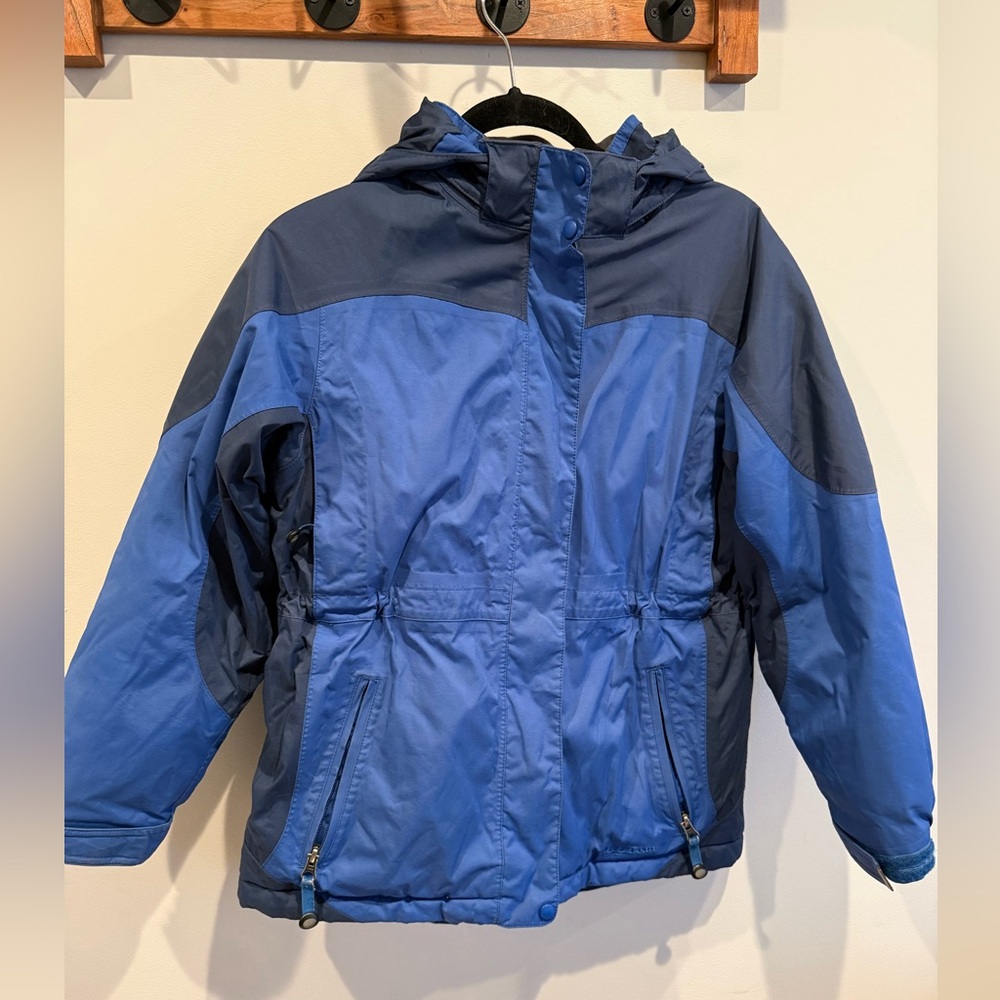 LL Bean Jacket Kids Large L 14-16 Wildcat Waterproof Ski Outdoor Primaloft Coat